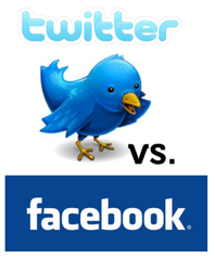 Twitter vs Facebook